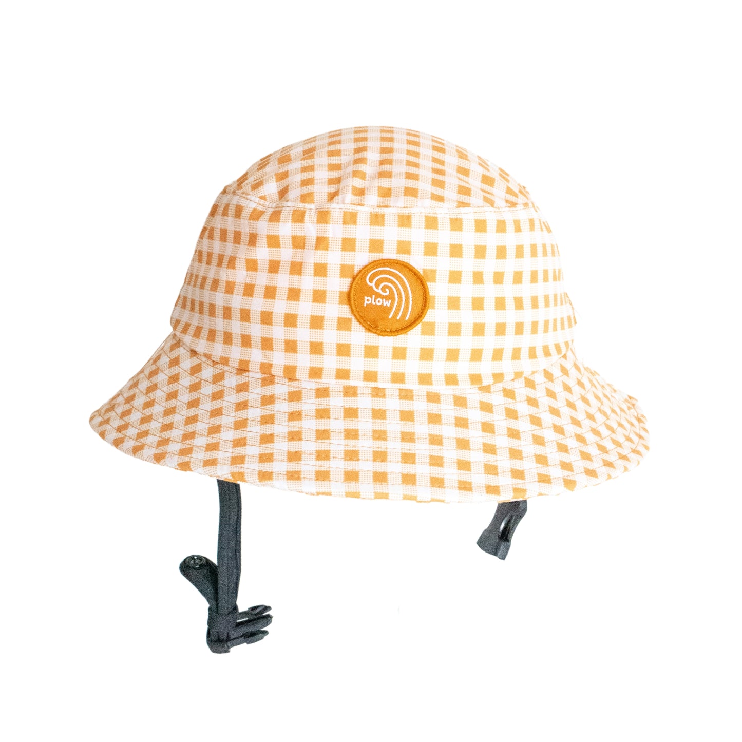 Orange Gingham Surf Hat