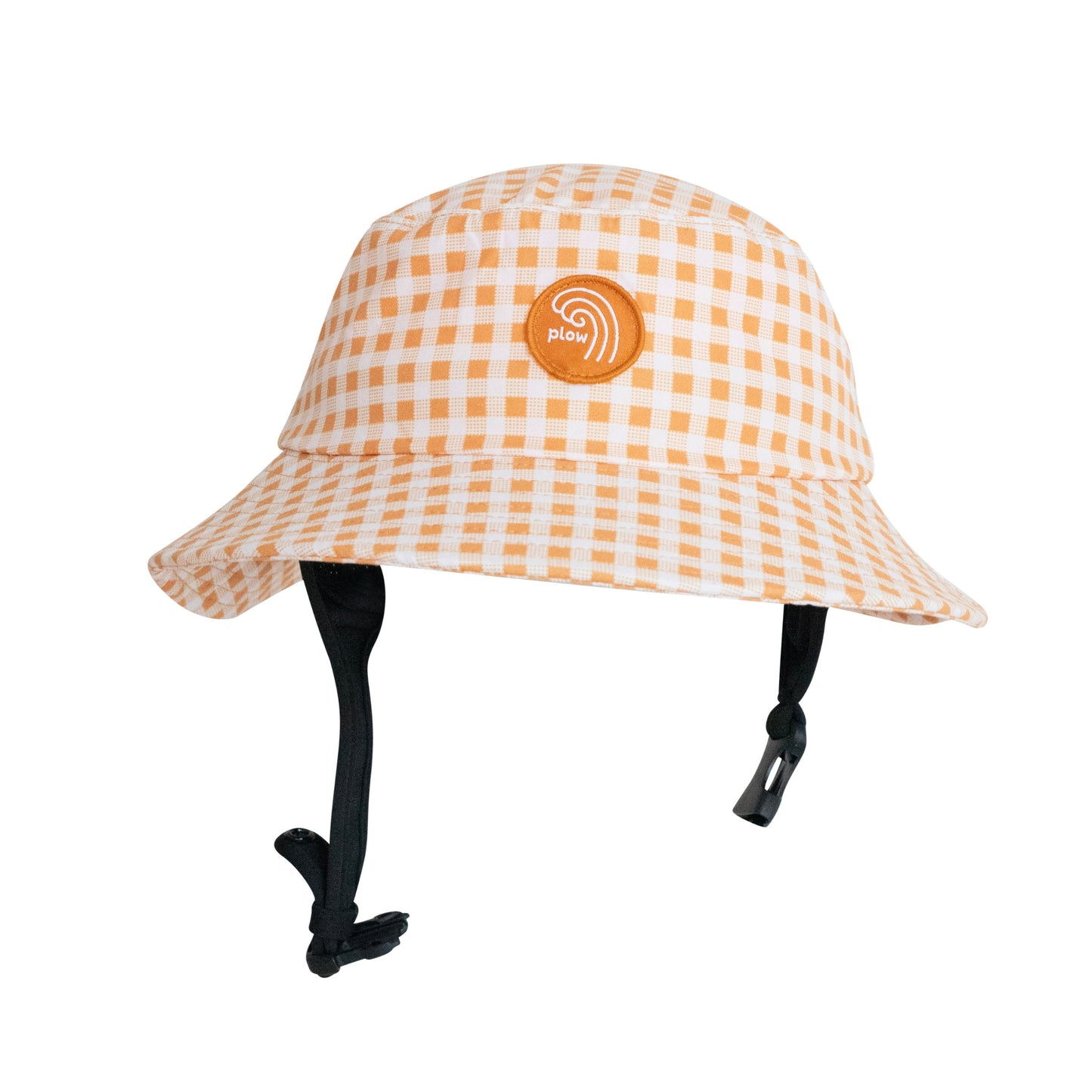 Orange Gingham Surf Hat