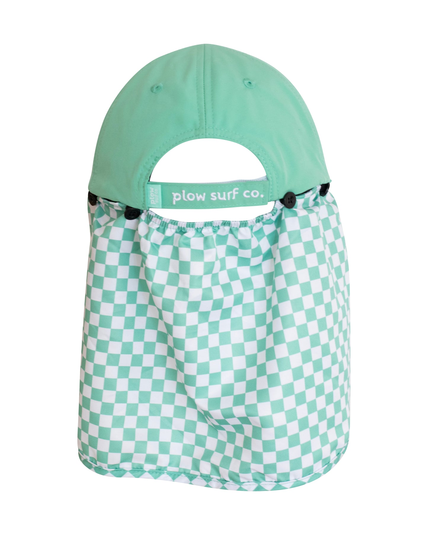 Mint Check Surf Cap