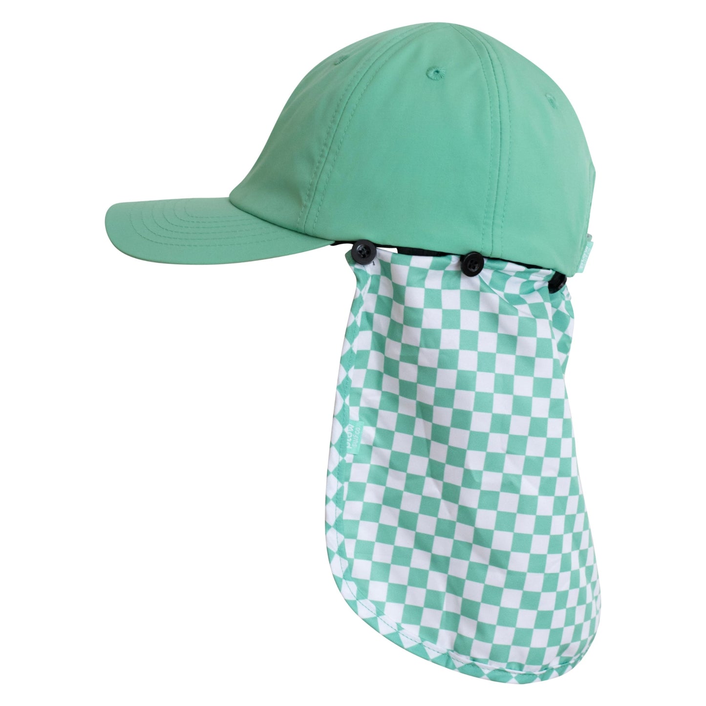 Mint Check Surf Cap